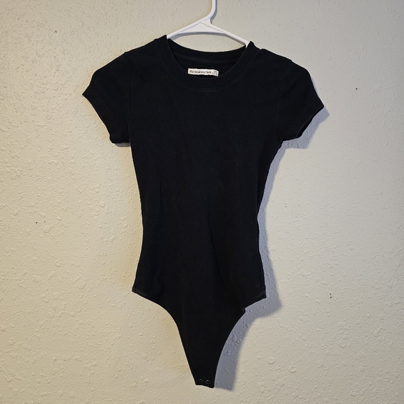 Abercrombie & Fitch Tops - A&F Black Ribbed Bodysuit